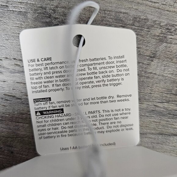 💎427 O2COOL Misting Fan Tropical Rain Forest - Picture 4 of 5